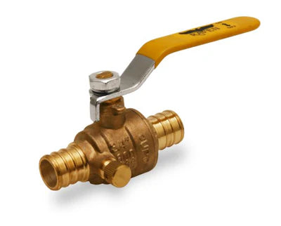 Everflow 825P001-NL 1 F1807 PEX Ball Valve with Drain Lead Free