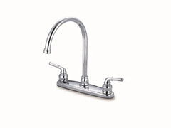 Everflow BGL-G10C Glenford Two Handle Kitchen Faucet Without Spray Chrome