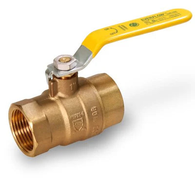 Everflow 605T014-NL 1/4IPS Full Port Premium Brass Ball Valve Lead Free