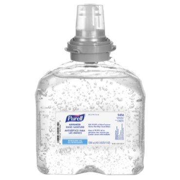 Gojo 5456-04 Purell Advanced Hand Sanitizer Gel 1200 mL Refill