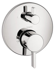 Hansgrohe 04231000 Ecostat S Two Handle Thermostatic Valve Trim in Chrome