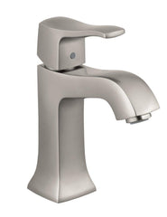 Hansgrohe 31075821 Metris C Single Handle Monoblock Bathroom Sink Faucet in Brushed Nickel