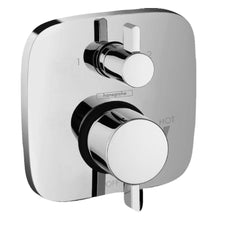 Hansgrohe 15864001 Ecostat Two Handle Pressure Balancing Valve Trim in Chrome