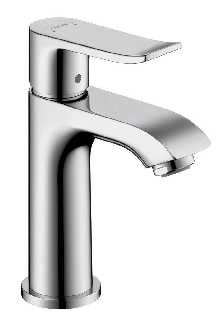 Hansgrohe 31088001 Metris Single Handle Monoblock Bathroom Sink Faucet in Polished Chrome