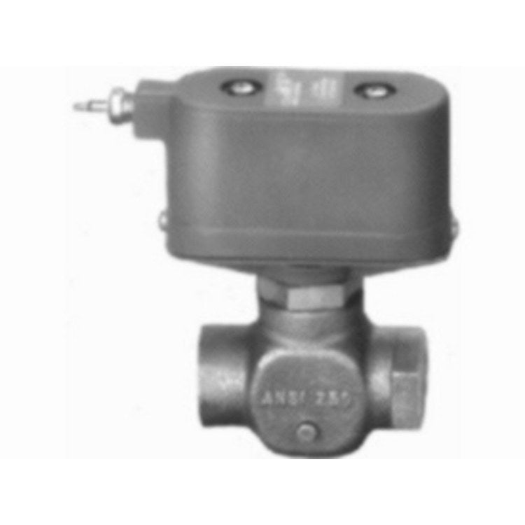 Johnson Controls VG7281ES+3801B Globe Valve 2-Way Normally Open 1/2 Inch 18.5 Cv Union Sweat Bronze 3801B Actuator