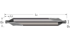 Micro 100 D-12 Brazed Tool, Solid Carbide, 0.75 in Shank, 4.5 in OAL