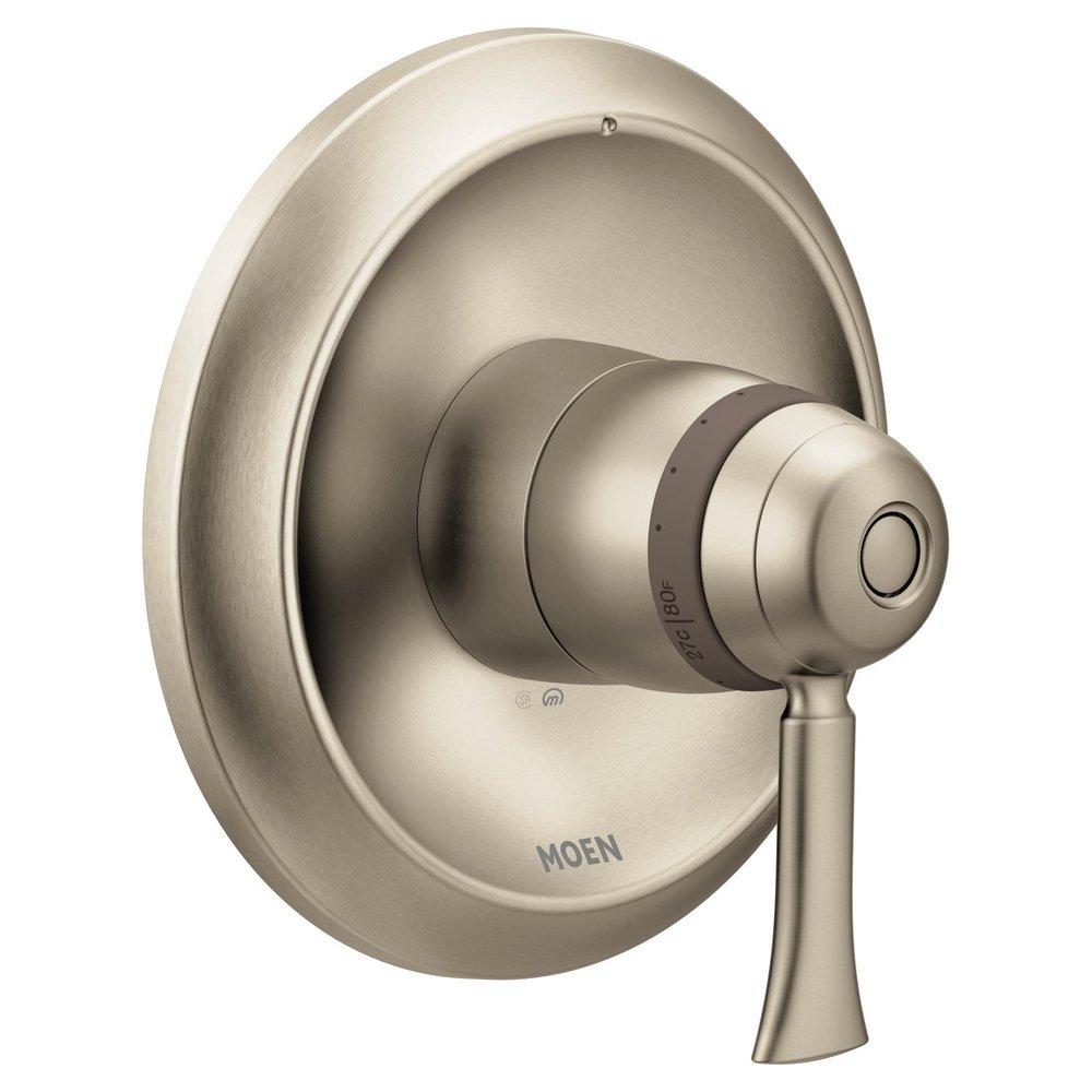 Moen T6601BN Wynford Single Handle Thermostatic Valve Trim in Brushed Nickel