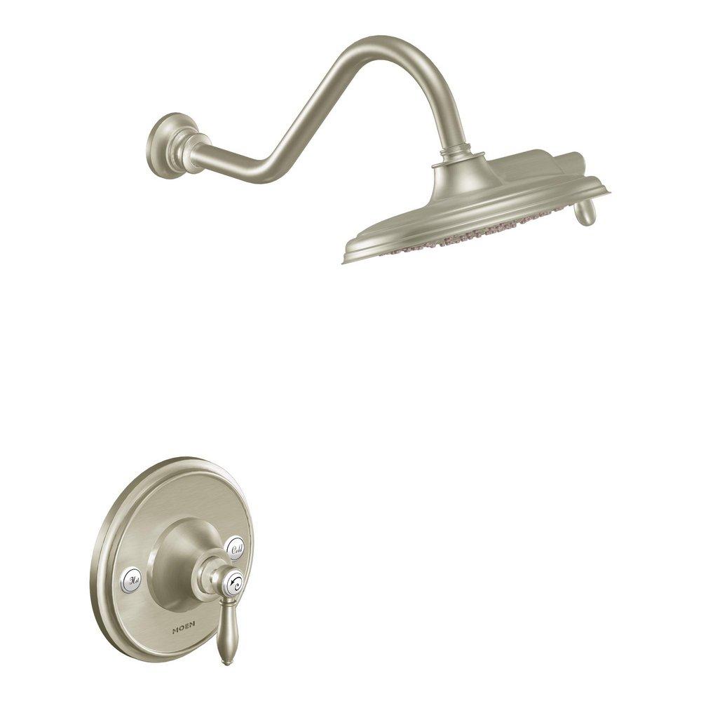 Moen TS32102BN Weymouth Single Handle Dual Function Shower Faucet in Brushed Nickel (Trim Only)