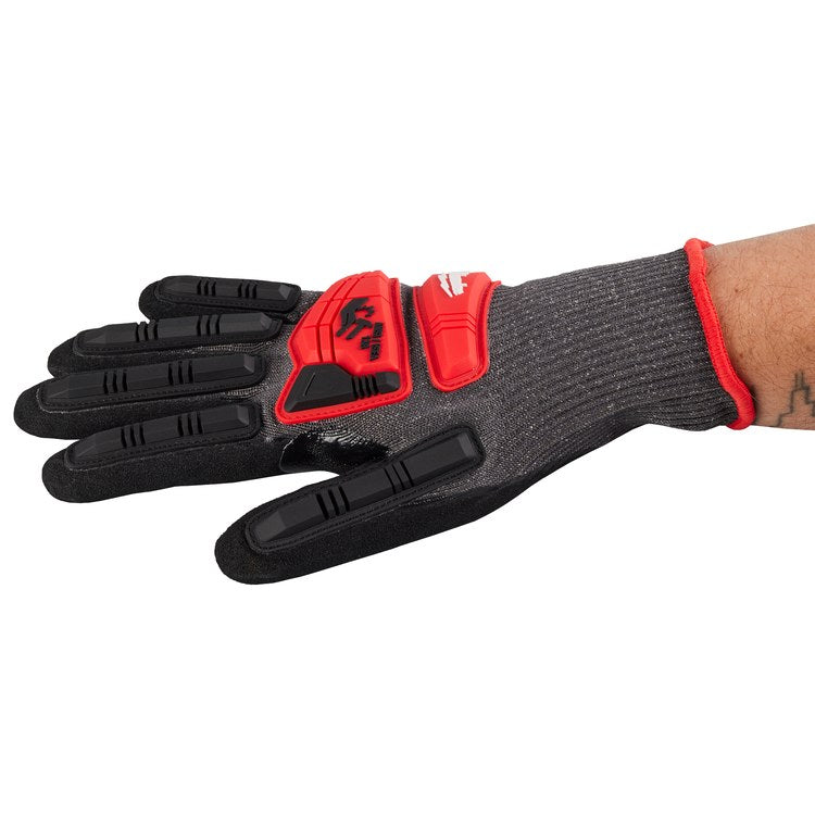 Milwaukee Tool 48-73-8152 Impact Cut Level 5 Nitrile Dipped Gloves, Large