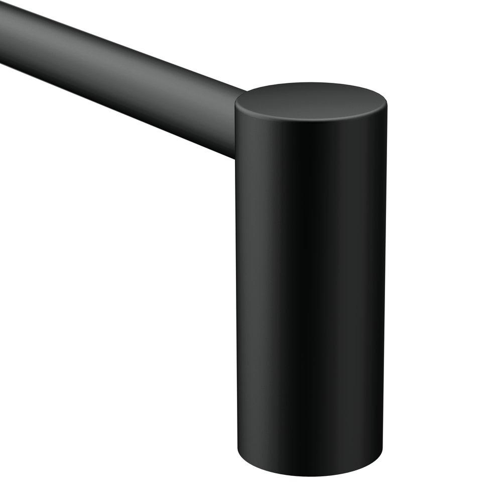 Moen YB0424BL Align 24 in. Towel Bar in Matte Black