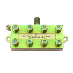 NSI Industries CS-8 Eight Way Coax Splitter 5-900 mhz