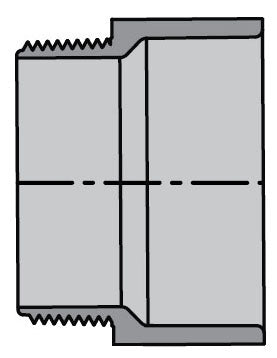 Spears Manufacturing P109-030C 3 CPVC LabWaste Male Adapter MPTXHUB