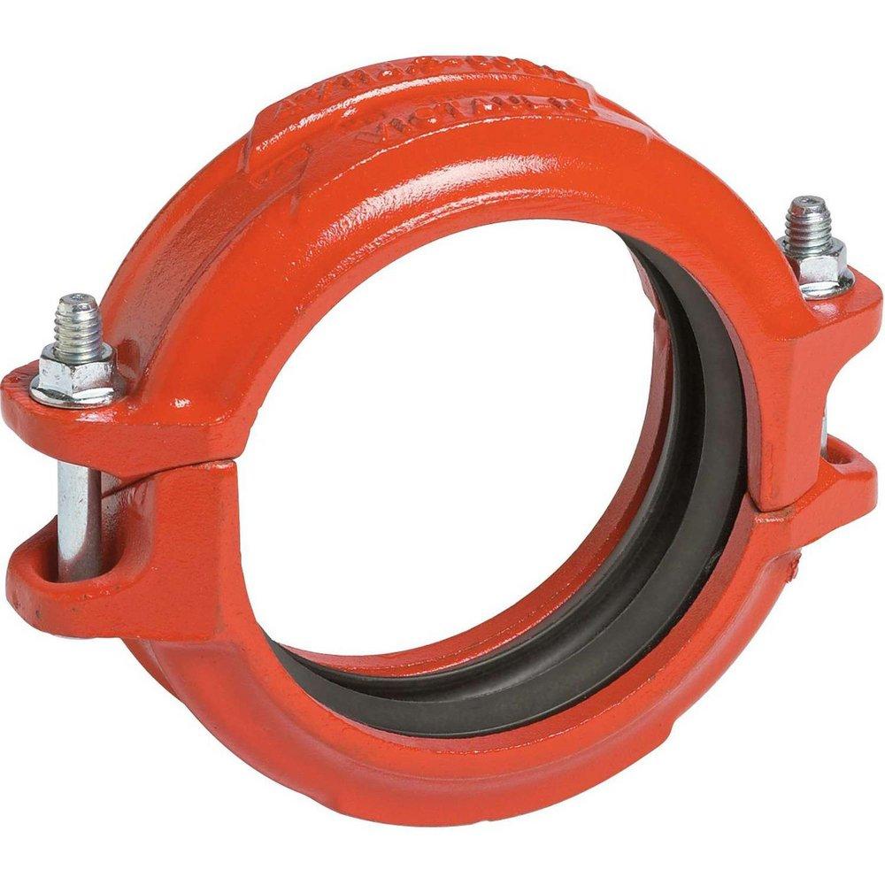 Victaulic L040005PE1 FireLock Style 005 4 in. Painted Grooved Coupling