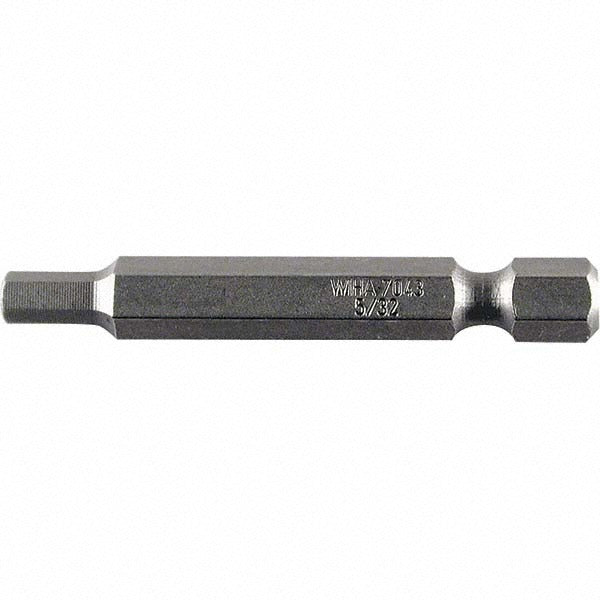 WIHA Wiha 74312 Power Screwdriver Bit 0.093 in Hex 2 in 10-pack