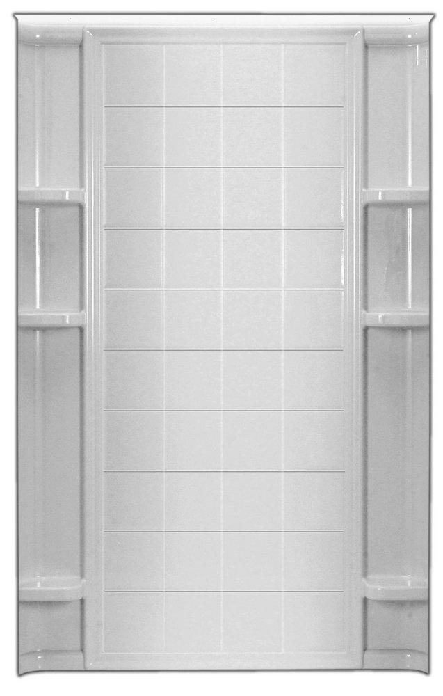 Sterling 72122100-0 Ensemble 48 x 72-1/2 in Shower Wall in White