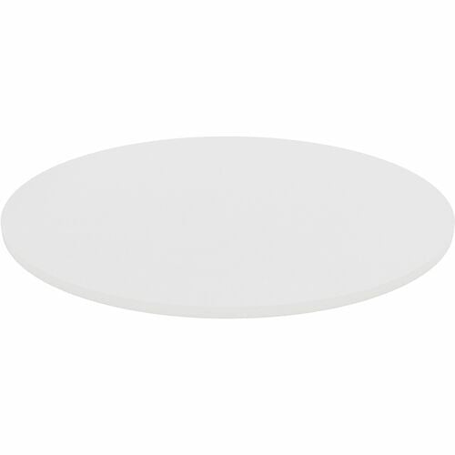 LORELL Lorell LLR99877 Round Tabletop 48 Inch White Laminate