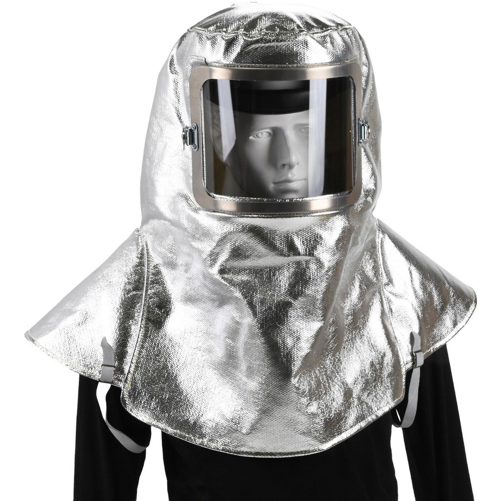 PRO-SAFE Pro-safe AL06-BK-SIL Aluminized Kevlar Welding Hood