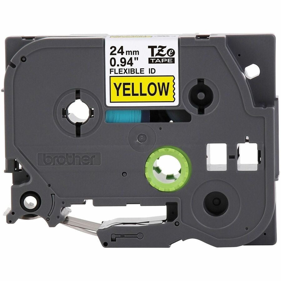 BROTHER Brother BRTTZEFX651G P-touch TZeFX651 Flexible ID Laminated Label Tape 24mm x 8m (1 Each)