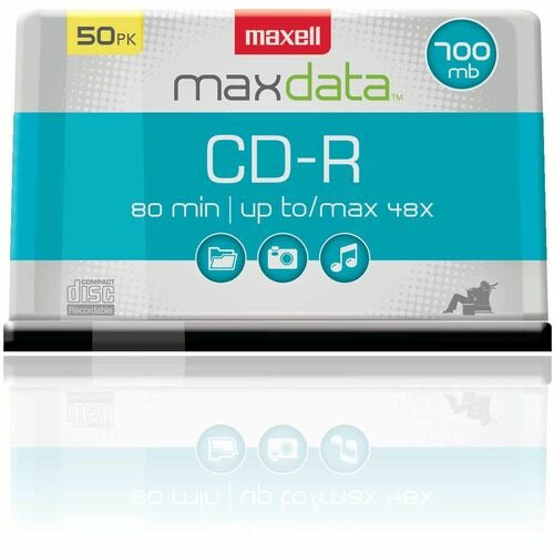 MAXELL Maxell MAX648250 Cd-r Disc 700MB 80 Min 50-pack