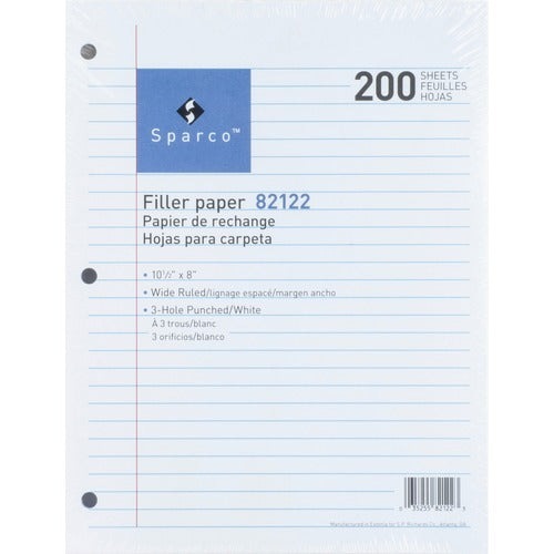 SPARCO Sparco SPR82122 Filler Paper 10.5x8 in 16 Lb 200 Pack
