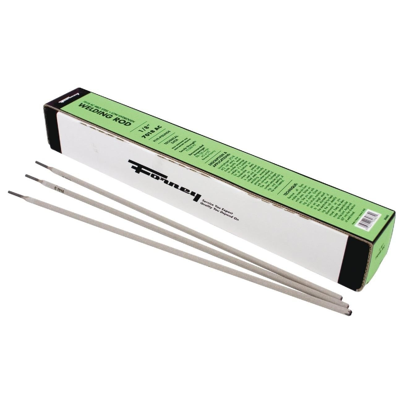 FORNEY Forney 30686 E7018 Ac Low Hydrogen Welding Rod 10 Lb