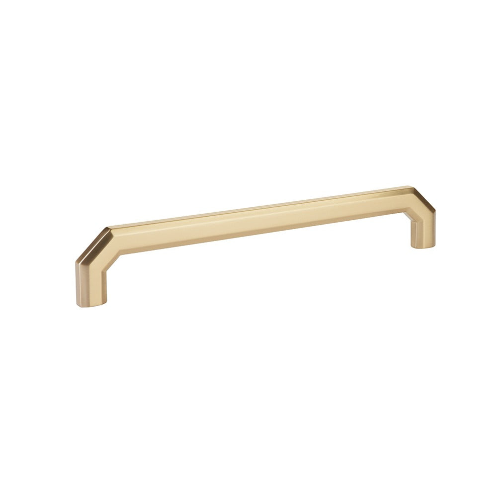 EMTEK Emtek 86618US4 Riviera Cabinet Pull 8 in Satin Brass
