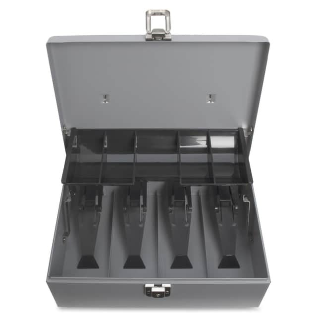 SPARCO Sparco SPR15507 Controller cash box (11.4 in x 7.5 in x 3.4 in, 5-compartment, 90 degree lid)