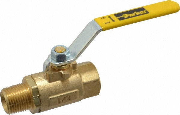 PARKER Parker XV501P-8 Ball Valve 1/2 Inch Brass 600 Psi