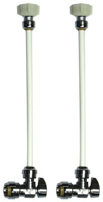 SHARKBITE Sharkbite 25087 Faucet Kit Angle Stop Push Fit Dzr Brass