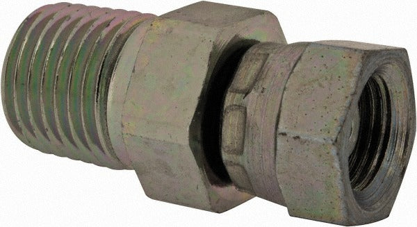 EATON Eaton 2045-2-4S Pipe Adapter 1/4-18 Mnpt X 1/8-27 Fnpsm
