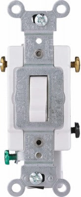 LEVITON Leviton S08-CS320-2WS 3-way Toggle Switch 20A 120/277V