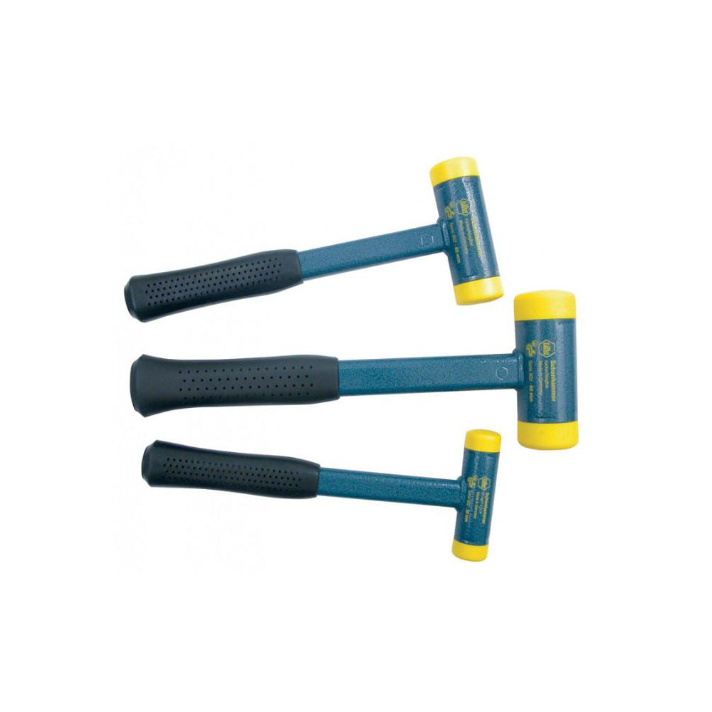 WIHA Wiha 80290 Dead Blow Hammer Set 3 Piece Replaceable Faces