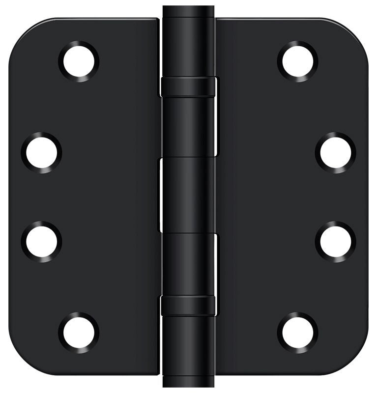 DELTANA Deltana S44R5HDB1B Heavy Duty Ball Bearing Door Hinge Flat Black