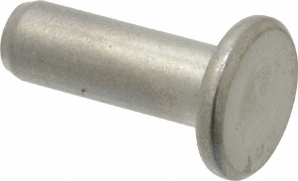 RIVETKING Rivetking 25N75RFLSP Solid Rivet Flat Head Uncoated Steel