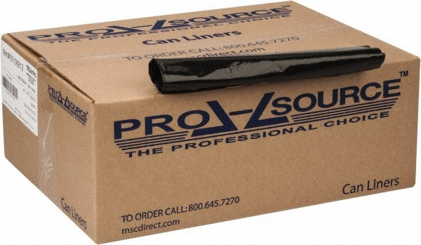 PRO-SOURCE Pro-source PSRM4751 Trash Bag 56 Gal 1.5 Mil Black 100 Pack