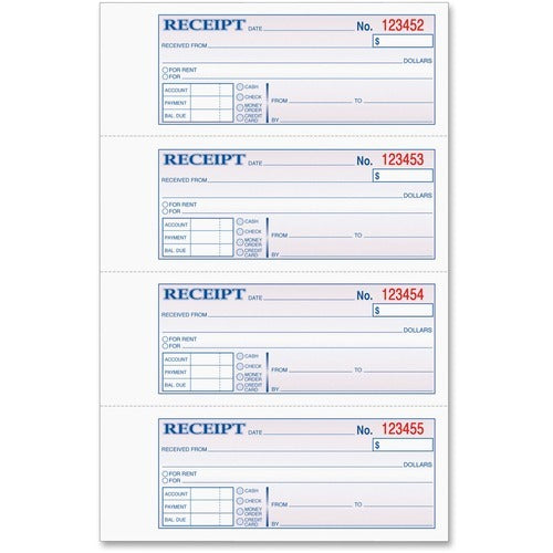 TOPS Tops TOP46816 Carbonless 2-part Receipt Book