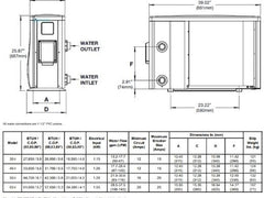 Raypak 017740 Crosswind Heat Pump 44,750 BTU 240V | 017740