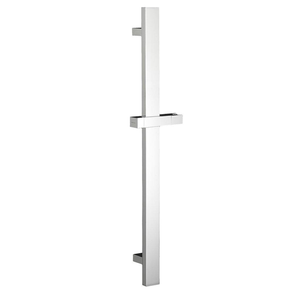 American Standard 1660230.002 Times Square Square Shower Slide Bar with Shower Bracket in Polished Chrome