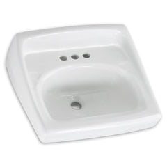 American Standard 0355912020 Lucerne Wall-Hung Sink 4 Centerset No Overflow