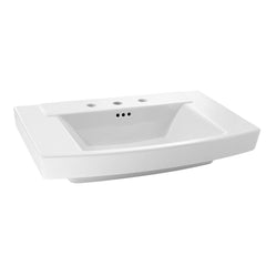 American Standard 0328008020 Townsend® 30 x 19-1/2 in. Rectangular Pedestal Bathroom Sink in White