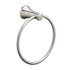 American Standard 8337190.295 C-Series Round Closed Towel Ring in Satin Nickel