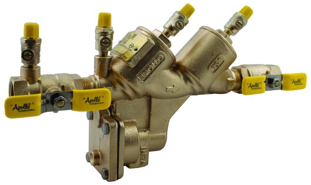 Apollo Valves 4ALF204A2F RP4A Series 3/4 in. Bronze FPT x MNPT 175 psi Backflow Preventer