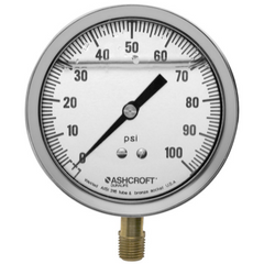 Ashcroft 351009AWL02L100 Duralife Pressure Gauge 0-100 psi Replacement MPN