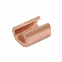 BURNDY YC28C2 CU Compression C Shape Compression Connector, 600 Volts to 35 Kv, Run: 3/0 Str. - 4/0 Str., Tap: 6 Sol. - 2 Str.