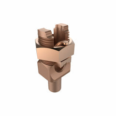 Burndy KC28 Mechanical Grounding Connector, Cable to Flat, 1-4/0 AWG, 5/8 Stud, 1-3/4 Height, B=3/4