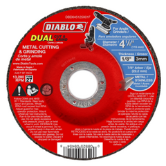 Diablo DBD045125X01F 4-1/2 Metal Dual Cut & Grind Disc - Type 27