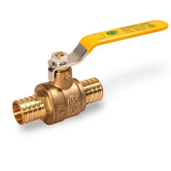 Everflow 600P001-NL 1 F1807 PEX X PEX Full Port Brass Ball Valve Lead Free