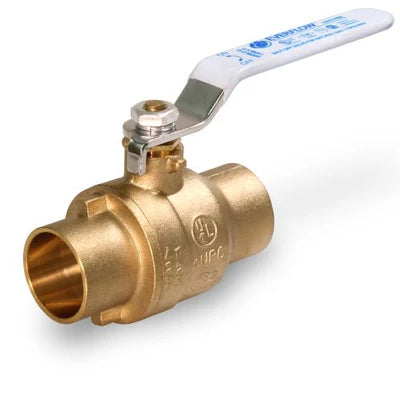 Everflow 610C114-NL 1-1/2 SWT Full Port Premium Brass Ball Valve Lead Free