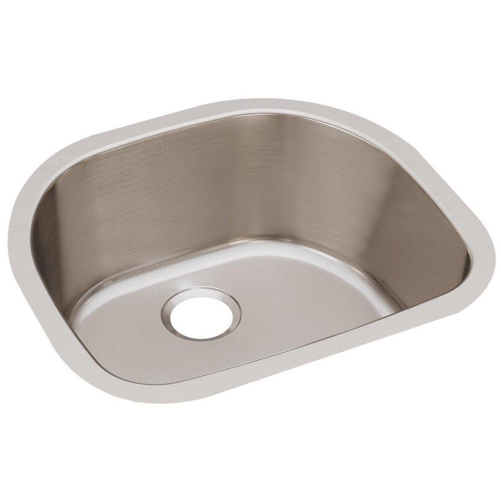 Elkay ELUH211810 Lustertone Classic Stainless Steel Single Bowl Undermount Sink