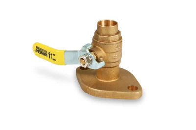 Everflow 890C034 Raven 890C034 3/4 SWT F/P Flange Ball Valve Less Purge W/ Nuts & Bolts *Single*